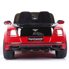 Load image into Gallery viewer, Bentley Continental GT Toddler Remote Control Ride On Car with Leather Seat