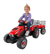 Load image into Gallery viewer, Case IH Lil Ride On Tractor & Trailer