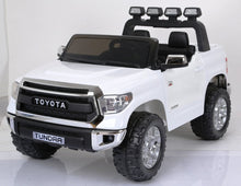 Load image into Gallery viewer, Toyota Tundra Toddler Remote Control 2 Seat Ride On Pickup Truck W/Leather Seat
