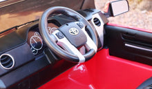 Load image into Gallery viewer, Toyota Tundra Toddler Remote Control 2 Seat Ride On Pickup Truck W/Leather Seat
